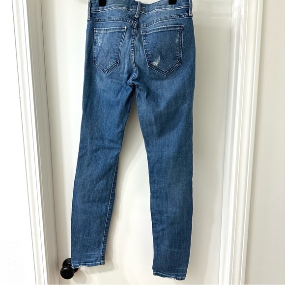 MOTHER Denim The Looker Skinny Jeans in Graffiti Girl, Size 25 - Picture 9 of 15